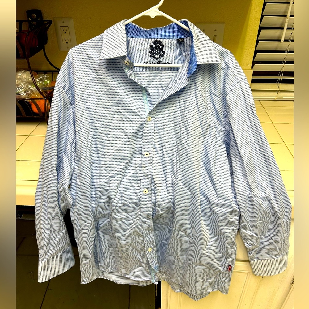 Men’s Size 17.5 - 34/34 Long Sleeve Button DownShirt (English Laundry)